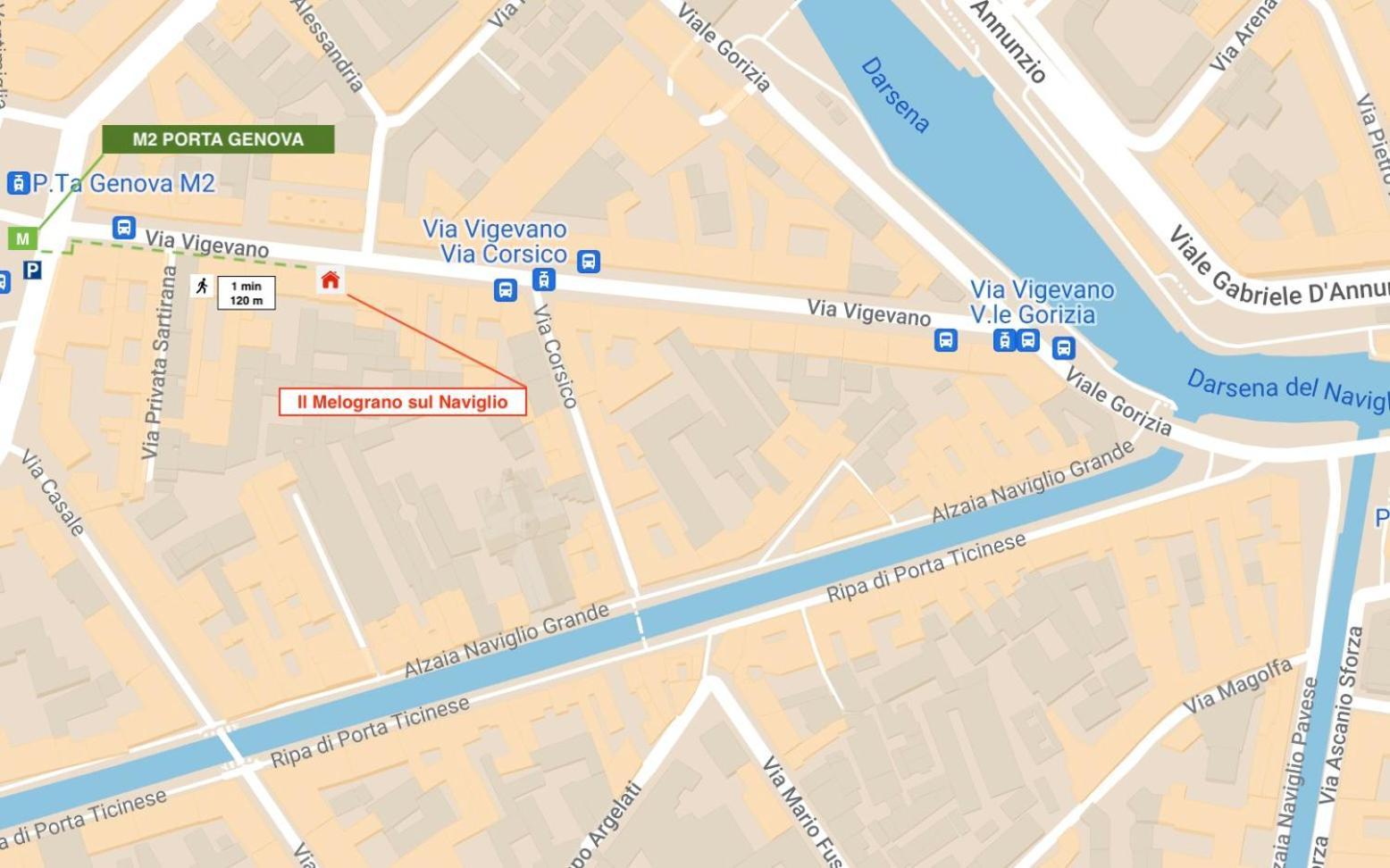 Il Melograno Sul Naviglio Daire Milano Dış mekan fotoğraf
